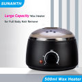 SUNANTH 200ml/500ml Wax Machine for Hair Removal Paraffin Heater Waxing Beans Depilatory Epilator Warmer Wax-melting Pot staloofy hair. 