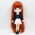 ICY DBS Blyth Doll 1/6 bjd toy 30cm red brown Hair white skin joint body matte face girl ob24 anime doll.