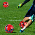 1PC A Size 3 and 5 Cyclone Football, Soft Inflatable Red Soccer Ball, Suitable for Training and Match Play. 