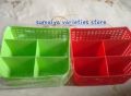 Saluk 5 SECTION Multipurpose Desk Organizer, Multipurpose 5 Compartment Plastic Desk.... 
