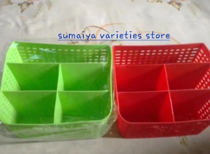 Saluk%205%20SECTION%20Multipurpose%20Desk%20Organizer,%20Multipurpose%205%20Compartment%20Plastic%20Desk...%20-%20Image%205