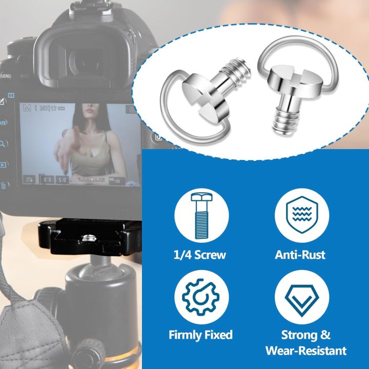 20/10/1PCS%20Stainless%20Steel%201/4"%20Tripod%20Screw%20Mounting%20Screw%20Adapter%20Quick%20Release%20Camera%20Screw%20for%20Camcorder%20Tripod%20Monopod%20-%20Image%202