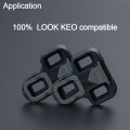Road Bike Cleats Applicable LOOK KEO Pedal Cleat 4.5 Degree Self-lock Bicycle Pedal Cleat Cycling Shoe Cleats for LOOK KEO. 