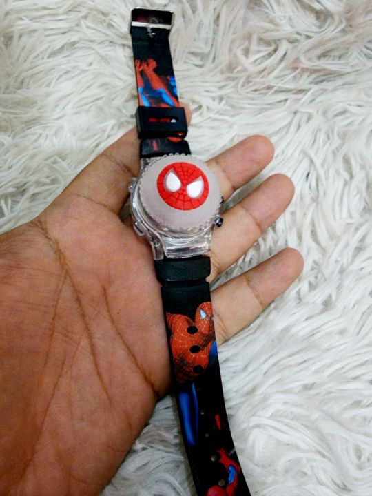 KIds%20watch%20spinner%20lighting%20spiderman%20cool%20fun%20watch%20-%20Image%204