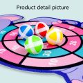Educational Games Dart Board Baby Toy Stickey Ball Dart Indoor Sports Child Montessori Games for Children 3 to 7 Years.