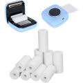 Printable Paper Rolls Mini Printer Paper Thermal Label 3/9/20 Rolls 57 X 25mm White Printable Heat Sensitive Thermal Paper Rolls. 