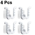 2Pcs Slipper Hooks Bathroom Wall Mounted Punch-Free Slipper Racks Self-Adhesive Storage Rack for Slipper Shoes Hanger Holder.