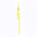4pcs/pack Fruit Cartoon Straws Party Decoration Straw Beverage Straws Cartoon PVC Plastic Straw Art Straw Soymilk Straw Kitchen. 
