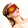 Heating Massage Eye Mask - Hot Compress Relieves Fatigue Dark Circles Aids Sleep 3 Gears Heat & Vibration (For Eye Strain).