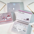 M5 Storage Box Organizer 3-inch Album Stickers Notes Idol Cards Photos Cute Name Card Holder Minimalist Style. 