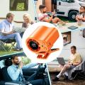 Universal Cooling Car Fan USB Rechargeable Clip on Portable Desk Fans with LED Display 360 Rotation Quiet for Car Camping. 