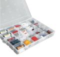 Multi Purpose storage box plastic divided box (15 compartments) for electronic components, Screws, Medicine etc.. 