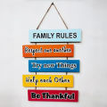 Wall Hanging Motivational Quotes Wooden Home Decoration, 1 PC, 4 PC & 5 PC Set. 