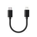 Iphone Type-C to Lightning Short Length Fast Charging Cable for PowerBank. 