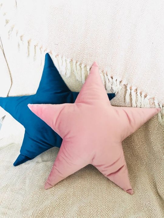 Soft%20Velvet%20Decorative%20Pack%20Of%202%20Kids%20Room%20Cushions-Moon%20And%20Star%20Shape%20Babies%20Craddle/%20Baby%20Cot%20Nursery%20Pillow%20-%20Image%203