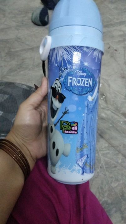 Portable Water Bottle With Straw School Drinking Bottles Durable Plastic Bottle For Kids