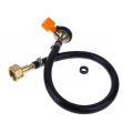 Leakproof  Gas Refill Pipe Tube Cylinder Convertor Gas Refill Adapter Filling Tank Coupler Accessories Valve Braided Hose. 
