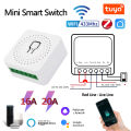 WiFi Mini Smart Switch 16A/20A DIY Light Switches Wireless Smart Home Work with Tuya/Zigbee Smart Life Homekit Alexa Google Home lightify. 