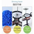 Children's Jazz Drum Set 3 drums/5 small stools Drum Stick Set Children's Music Development Intelligence Education Toy Gifts. 
