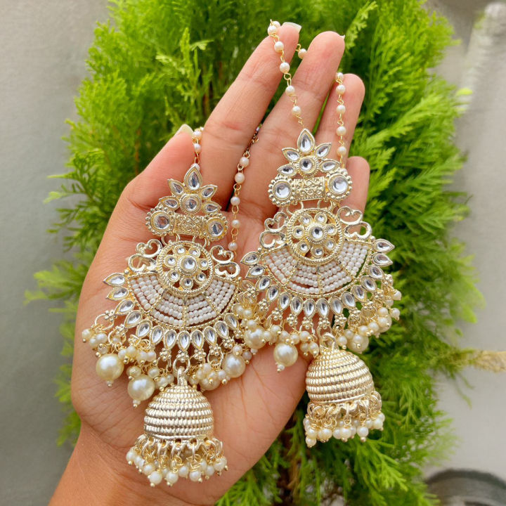 Exquisite Multani Handcrafted Earrings South Indian Inspired Traditional Bari Jewelry Ideal for Ethnic Wear & Special Occasions