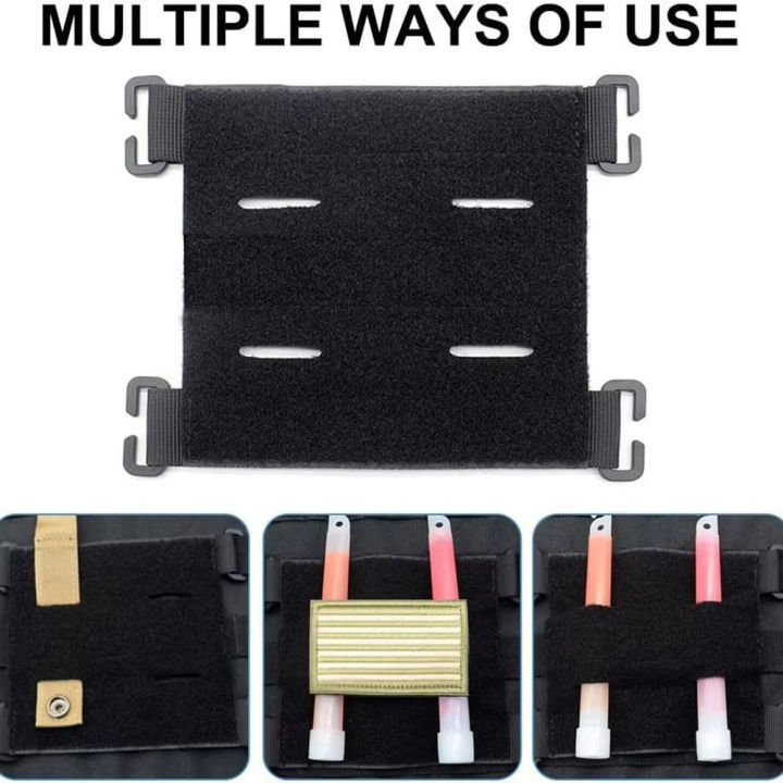 DIZETION Nylon Molles Tactical Patches Board Patches Panel Display