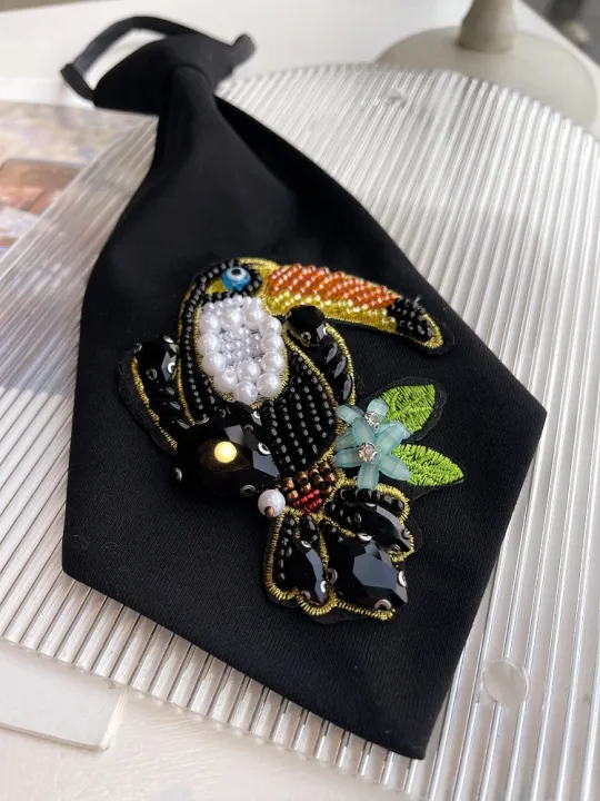 Original%20Niche%20Design%20Cravate1Pc%20Animal%20Decorative%20Tie,%20No-Knot%20Party%20Tie,%20Pearl%20Tie,%20Suitable%20for%20All%20Seasons,%20Personalized%20for%20Women,%20Suitable%20for%20Parties,%20,%20School,%20Shirts,%20and%20Holiday%20Outfits%20-%20Image%204