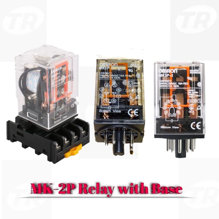 Relay 8-pin Round 220v Omron