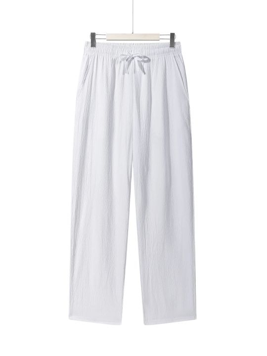 Men's%20Casual%20Straight%20Trousers%20Summer%20Autumn%20Breathable%20Solid%20Color%20Long%20Pants%20Drawstring%20Fitness%20Sweatpants%20Men%20Streetwear%20-%20Image%206