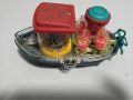Transparent Gear Land Ship, Rotating Fish Lamp,Light Rotating Fish,Electric. 