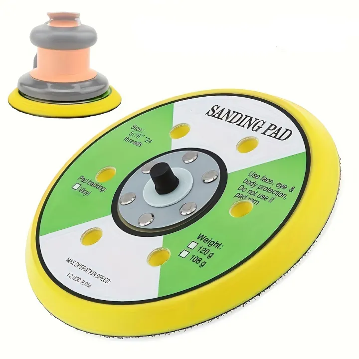 Backing Plate Sanding Pad Self-adhesive Sander Backing Polishing Pad for Pneumatic Sanders / Air Polishers