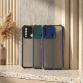 Tecno Spark 8 Smoky Matte Bumper Armor Back Cover with Camera Protection. 