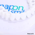 Pack Of 2 Pairs Snap-On Smile Custom Fit Perfect Smile Veneers In 3 Easy Steps. 