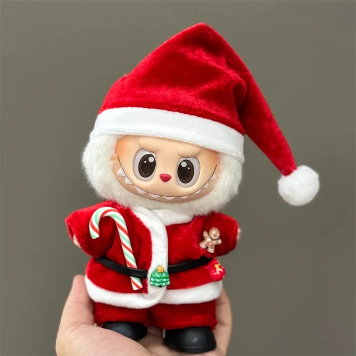 Doll%20Clothes%20For%2015-17CM%20Labubu%20Clothing%20Merry%20Christmas%20Hat%20Scarf%20Elk%20Snowman%20Set%20Mini%20Plush%20Doll%20Accessory%20New%20Year%20Dress%20%20-%20Image%203
