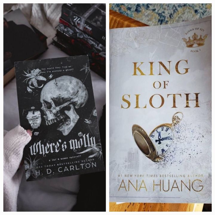 King Of Sloth book by Ana Huang / Where's Molly by H.D. Carlton set of ...