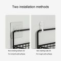 Bathroom Organiser Multifunctional Toiletries Organiser No-Punch Bathroom Shelf Bathroom Kitchen Wall Mount Storage Rack.