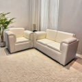 Rolled Arm Sturdy Sofa Set (2+1). 