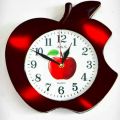 "Apple Wall Clock | Wall Clocks | High-Quality Timepiece for Home and School |High Quality Wall Clock | Wall Clock For Bedroom Fancy  | Home Decoration Fancy Round Design | New Design Plastic Wall Clock | New Wall Clock | Clock For Office". 