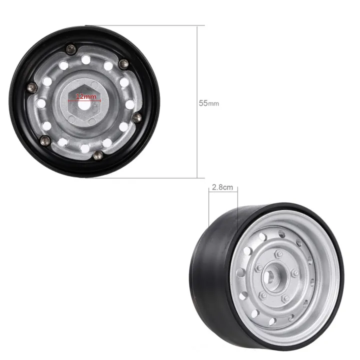 Deep%20Dish%201.9"%20Metal%20Beadlock%20Wheel%20Hub%20Rim%20for%201/10%20RC%20Crawler%20Axial%20SCX10%20II%20III%2090046%20MST%20RGT%20YIKONG%20Traxxas%20TRX4%20RC4WD%20D90%20-%20Image%203