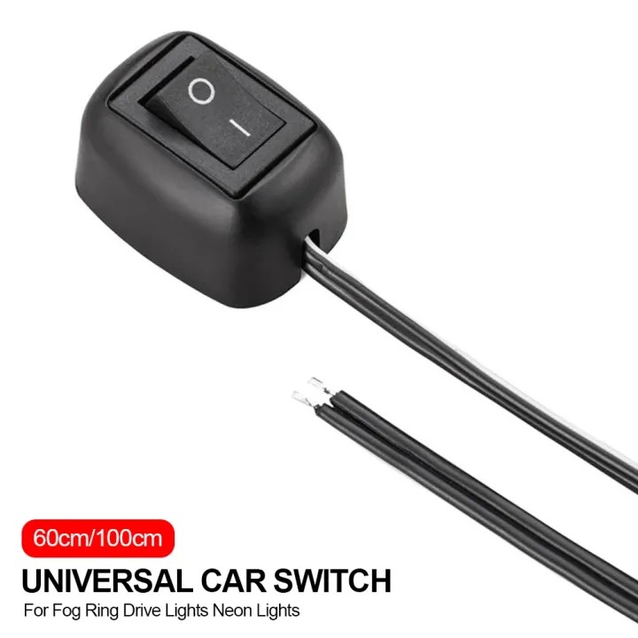 Universal Power Off Switch with Cable 60cm/100cm Car Button Switch DC ...