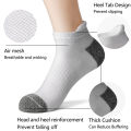 6 Cotton Man and Women Socks Sports Solid Color Male's Short Sock Cycling Breathable Mesh Ankle Summer Running Socks. 