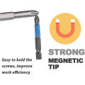 Magnetic Screwdriver Bits Set PH1 PH2 PH3 PZ1 PZ2 PZ3 Anti-slip 1/4 Hex Shank Fit Hand Electric Drill Driver Tool Part Accessory. 