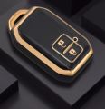 Tpu Remote Cover For Nee Suzuki Swift 2022 , 2023 Glossy Shine Black Gold Waterproof Scrachless Unbreakable Key Protect Cover. 