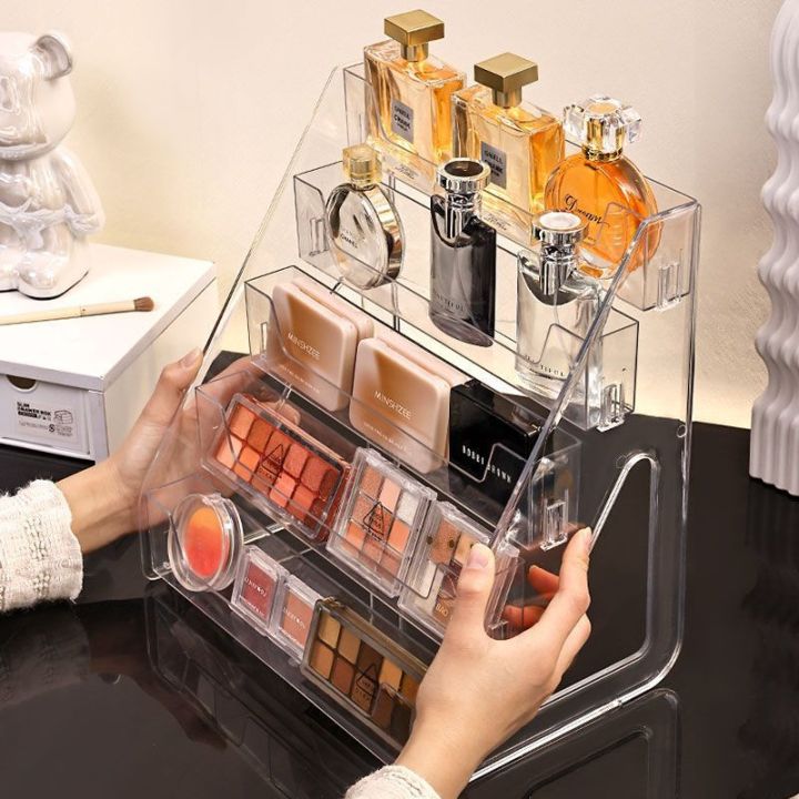 Acrylic%20Display%20Riser%20Stand%20Shelf%20Clear%20Perfume%20Holder%20Desktop%20Organizer%20for%20Figures%20Toys%20-%20Desktop%20Decoration%20Showcase%20-%20Image%203