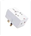 Three(3)Pin flat Plug,Multi Socket. 