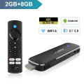Mortal Q8 WIFI6 BT5.0  Voice Assistant AllwinnerH313 Android 14 Portable Android FireTV Stick Smart Streaming Media Player. 