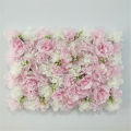 60cmx40cm Pink Flower Wall Panels Artificial Floral Backdrop for Wedding Party Baby Bridal Shower Silk Faux Christmas Wall. 