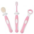 Baby Toothbrush Set Baby Training Toothbrush Baby Infant Soft Training Toothbrush Teeth Care Cleaning Tongue Scraping Set. 