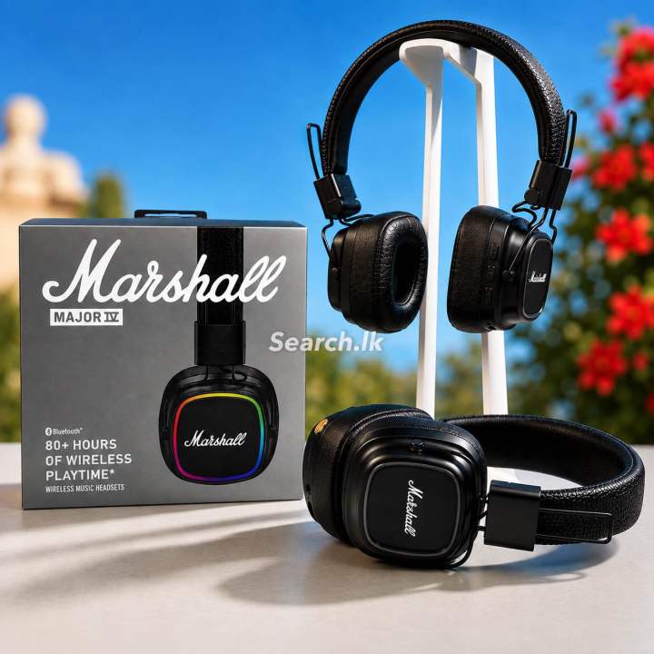 Marshall Major 4 IV RGB Wireless Bluetooth Headphones MIXORXVI 12 A Grade