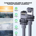EDUP SK0065 Starlink Standard Gen3 Replacement Extension Cable Waterproof Stable Signal Satellite Dish Connection Cable. 