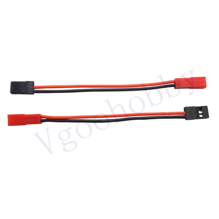10Pack%2010CM%2020AWG%20JST%20Female%20Plug%20to%20JR%20Male%20Servo%20Receiver%20Connector%20Adapter%20Cable%20for%20Lipo%20RC%20Car%20Led%20Lights%20Cooling%20Fans%20-%20Image%204